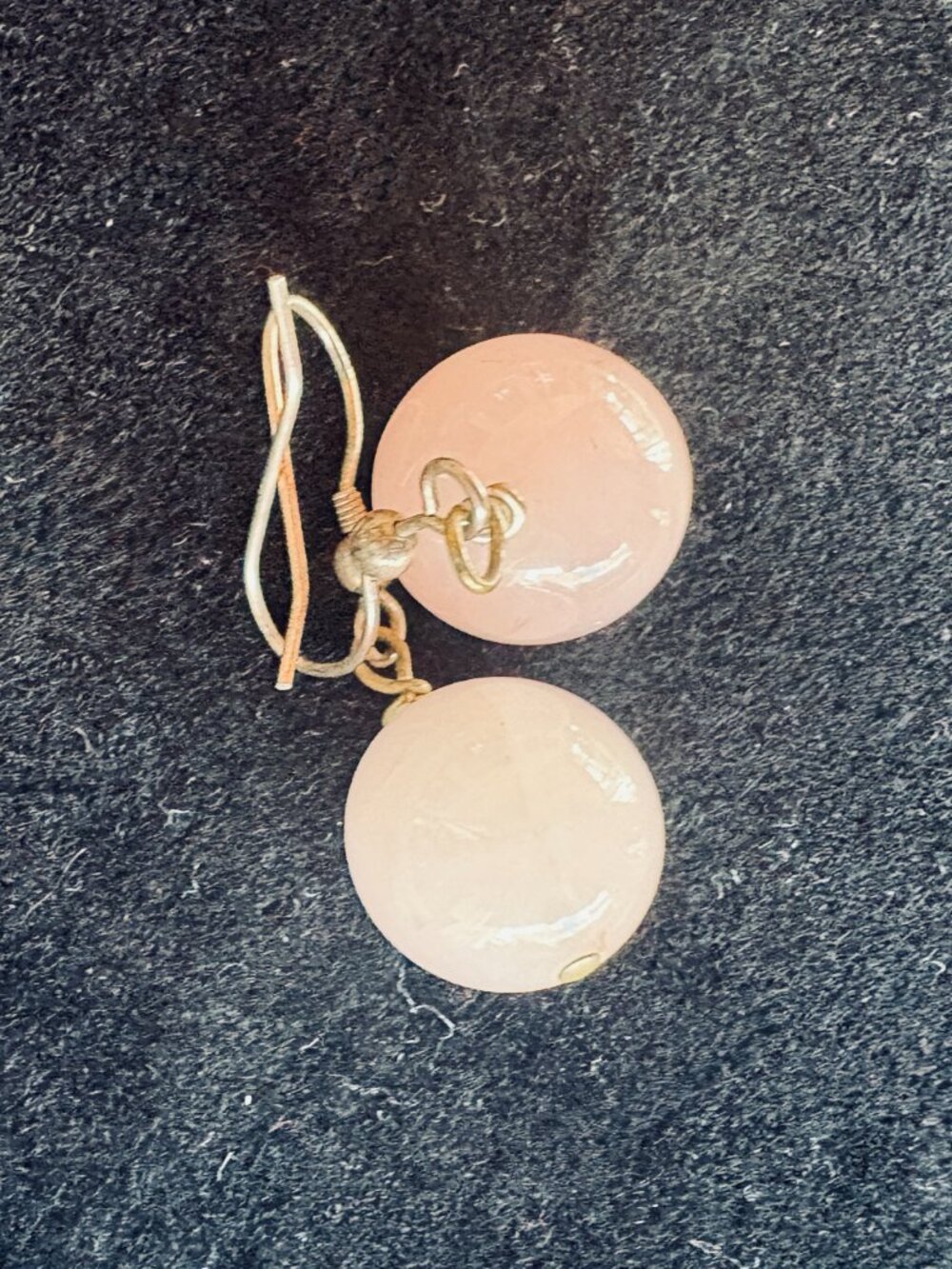 Rose Quartz Drop Earrings